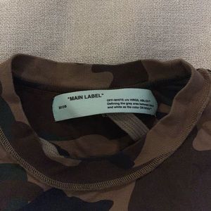 Off White . Camo Shirt